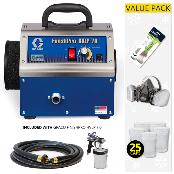 GRACO FinishPro HVLP Sprayers Range With Value Pack