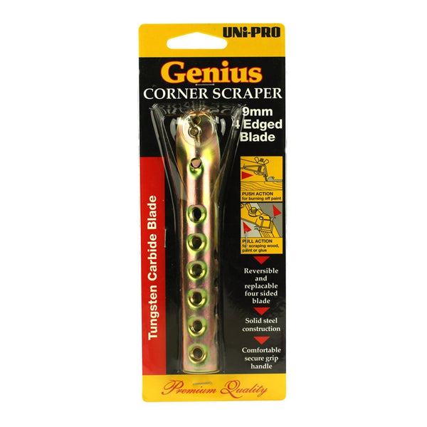 Uni-Pro Genius Heavy Duty Corner Scraper 9mm