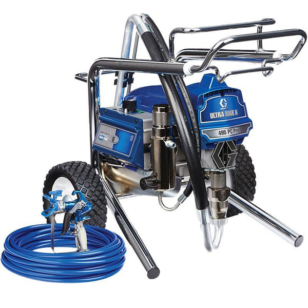 Graco Ultra Max II 495PC Pro Electric Airless Sprayer - Lo-Boy Cart