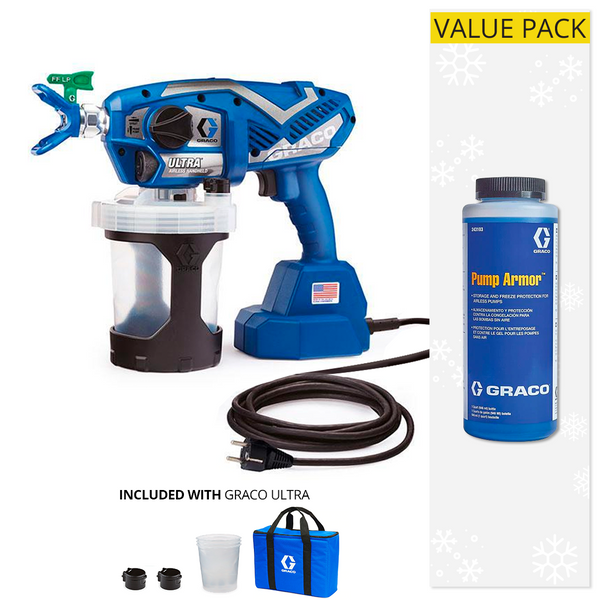 Graco Ultra Corded Airless Handheld Sprayer with Value Pack
