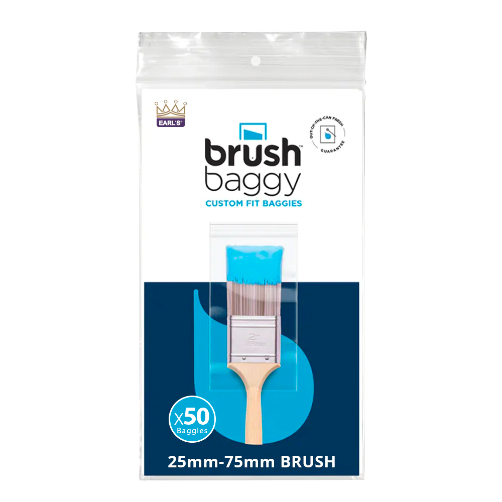 Earl’s Brush Baggy 25mm 75mm Paint Brush Cover 50 pk BBM102
