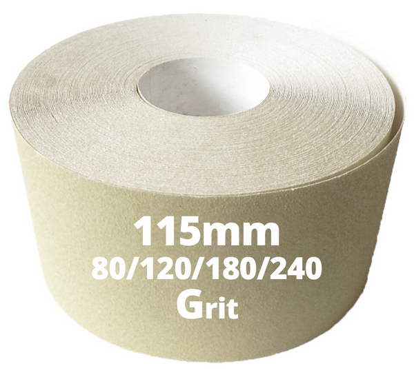 Klingspor Abrasive Sand Paper 115mm x 50m (grey) Range