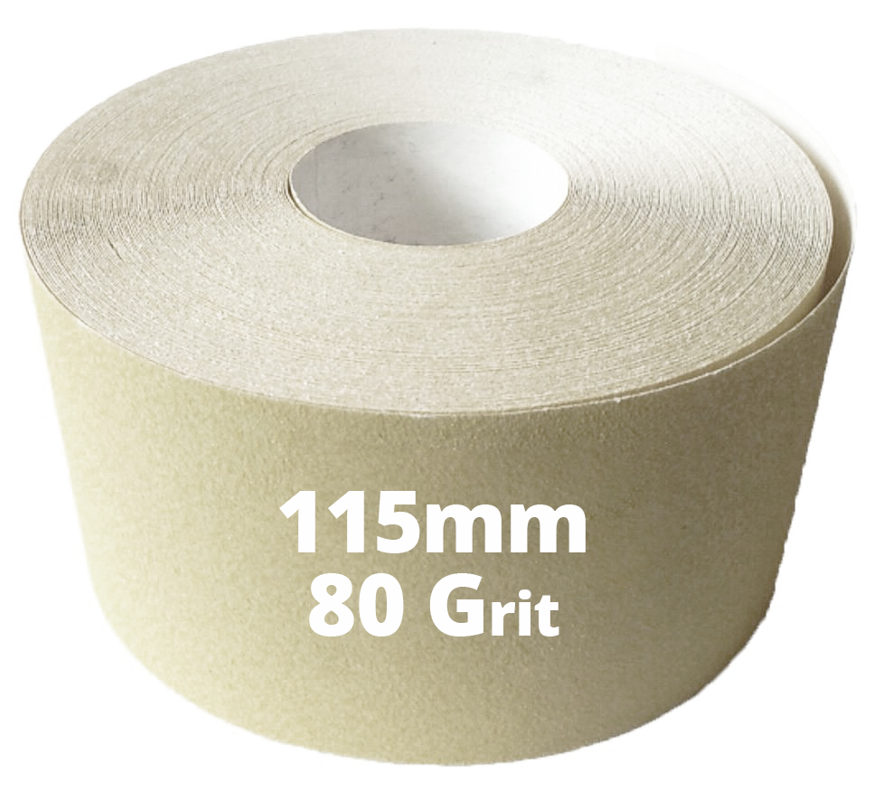 Klingspor Abrasive Sand Paper 115mm x 50m (grey) Range