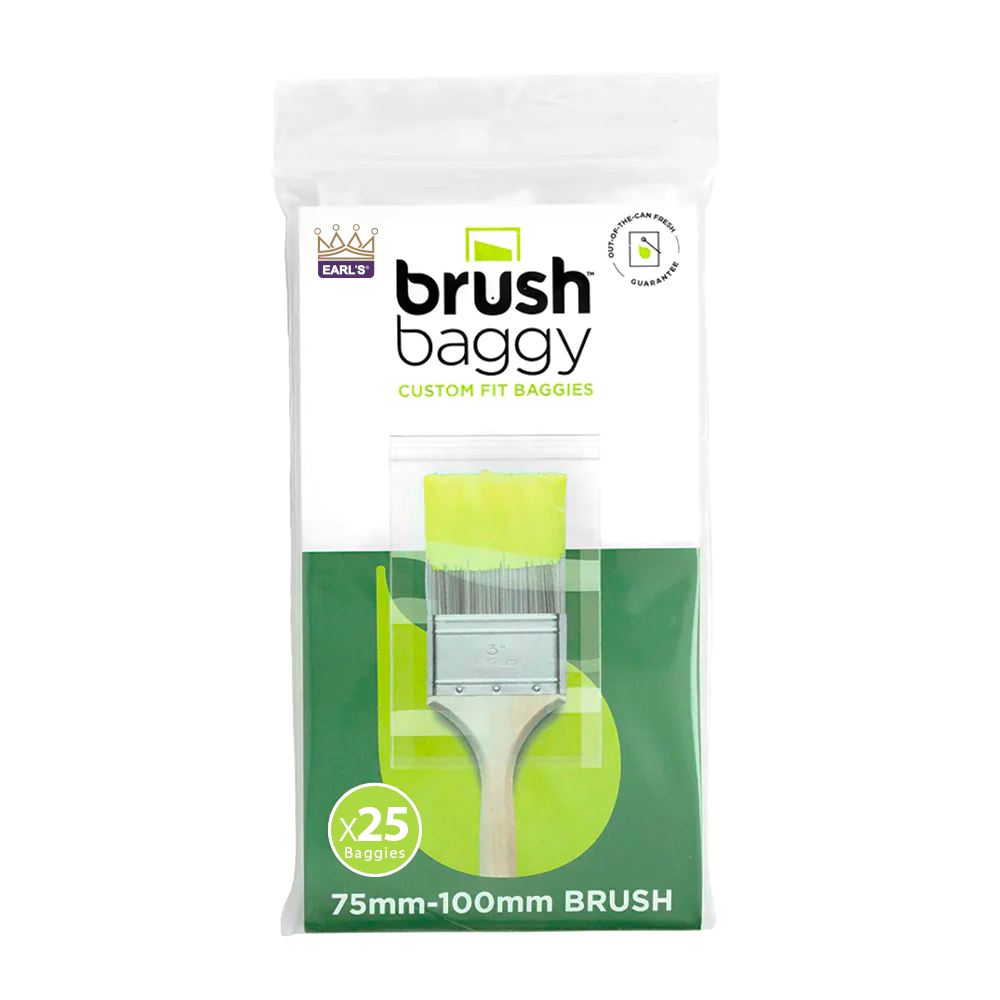 Earl’s Brush Baggy 75mm 100mm Paint Brush Cover 25 pk BBM202