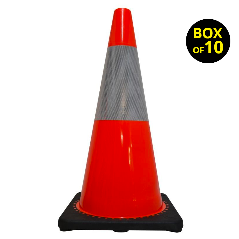Maxisafe Traffic Cone - 700mm Reflective - Box of 10