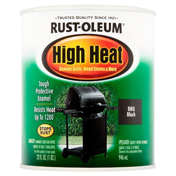 Rust-Oleum High Heat Brush-on Paint (the best for BBQ)