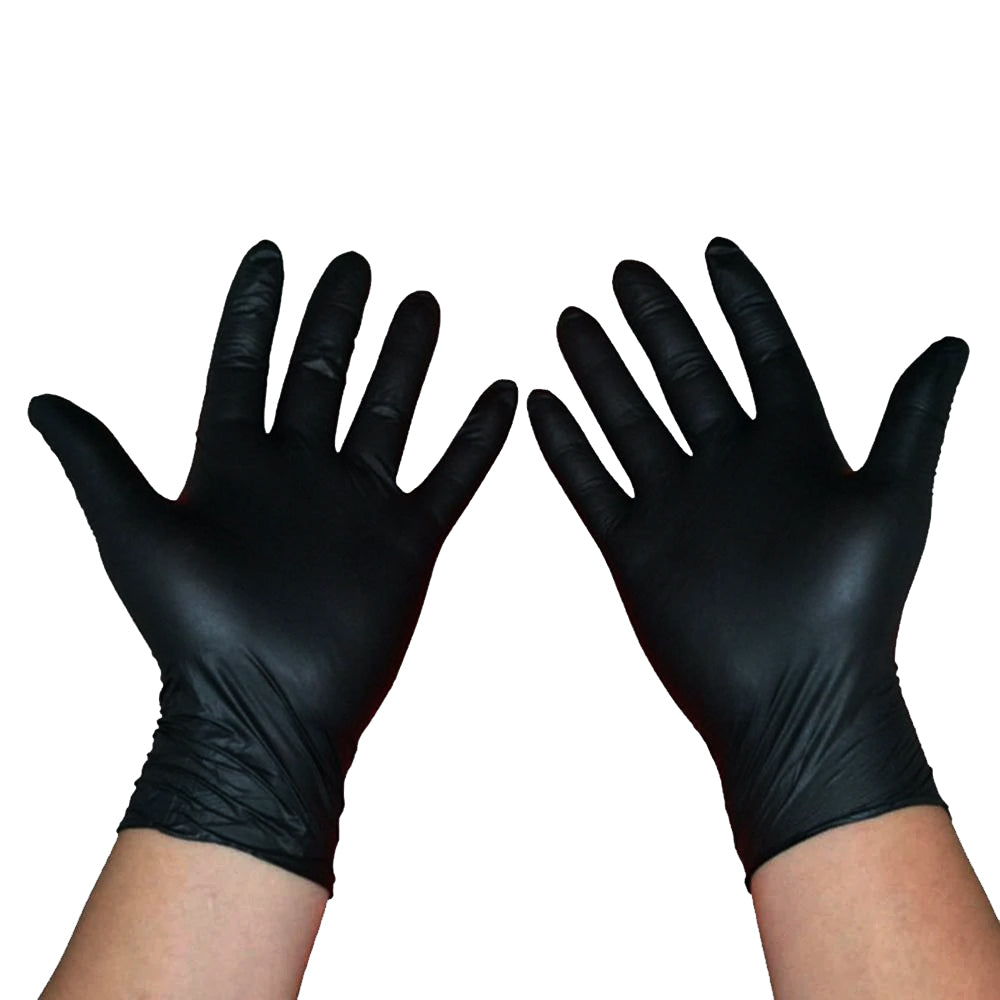 iQuip Black Nitrile Gloves