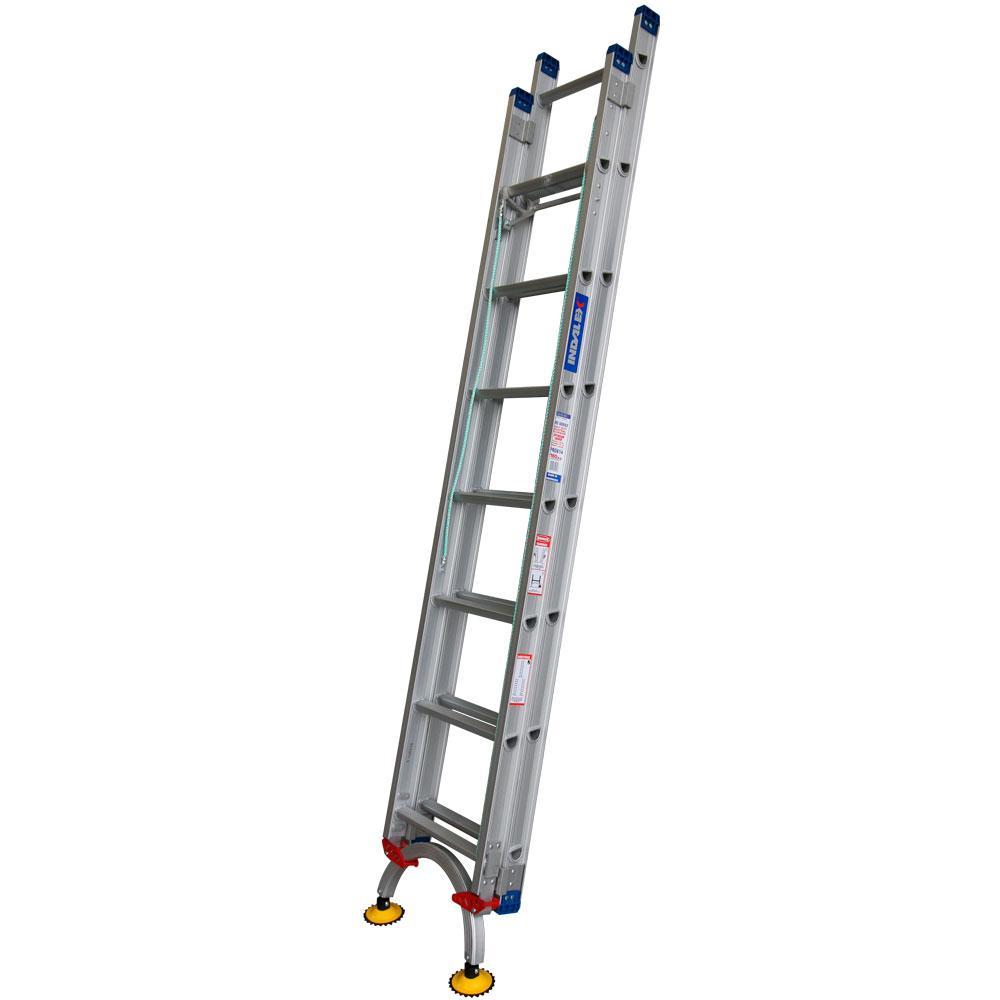INDALEX Level Arc 2.6-4.1m 180kg Pro Series Aluminium Extension Ladder
