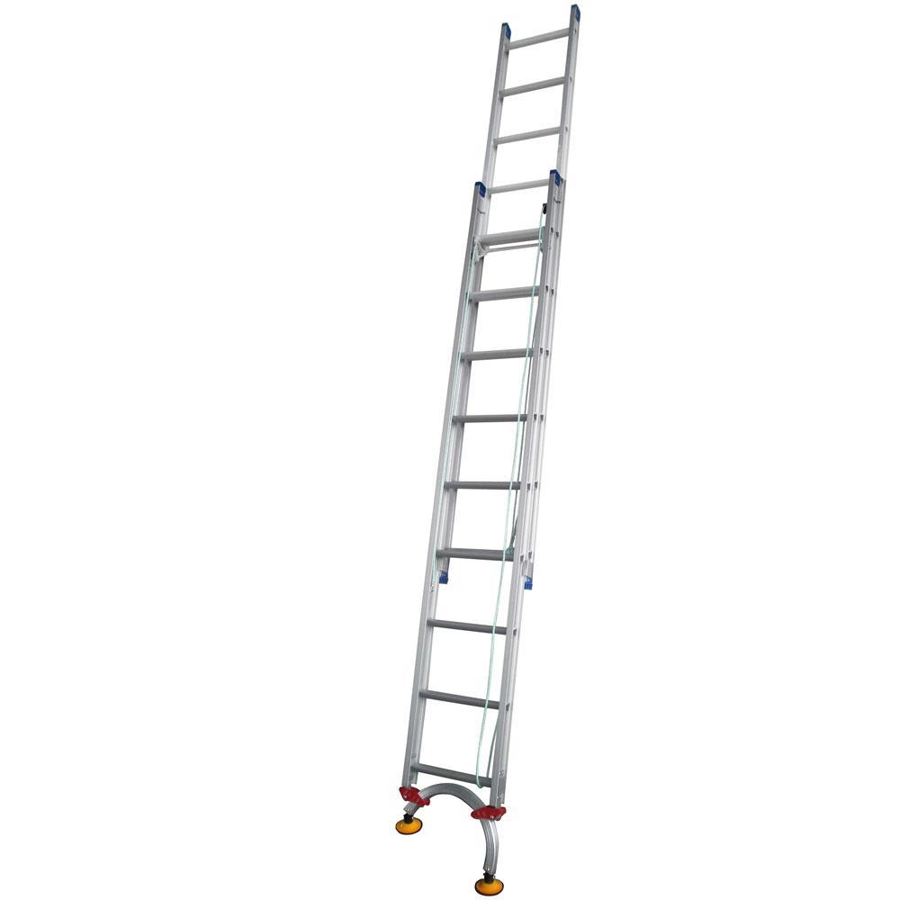 INDALEX Level Arc 3.2-5.3m 180kg Pro Series Aluminium Extension Ladder