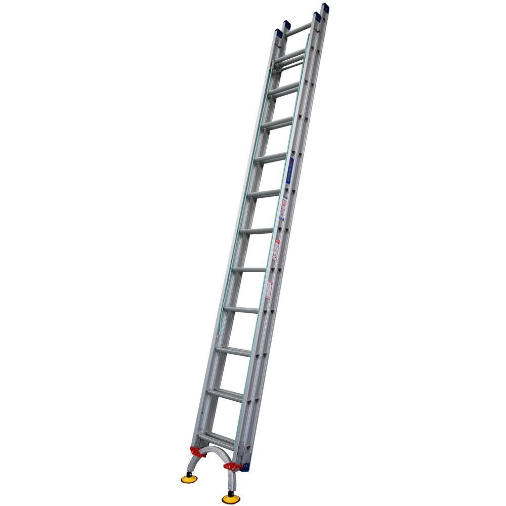 INDALEX Level Arc 3.8-6.6m 180kg Pro Series Aluminium Extension Ladder