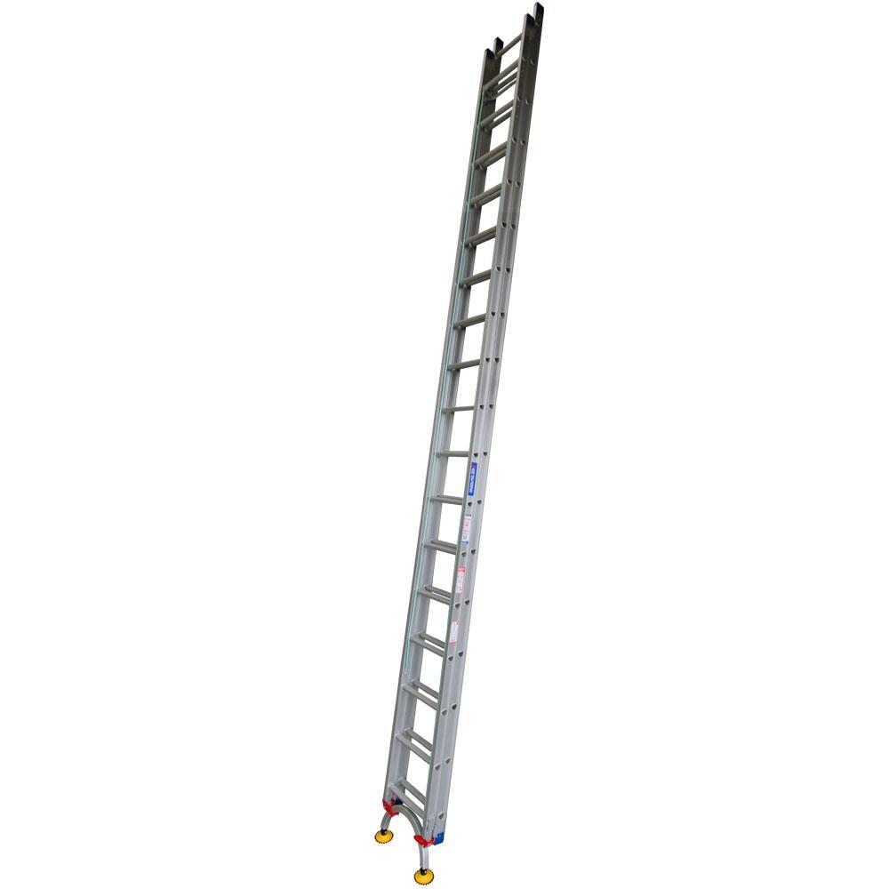 INDALEX Level Arc 5.6-9.9m 130kg Pro Series Aluminium Extension Ladder