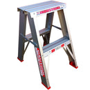 INDALEX 0.6m 150kg Tradesman Double-Sided Aluminium Step Ladder