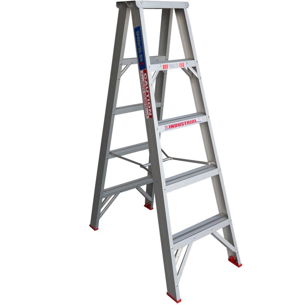 INDALEX 1.5m 135kg Tradesman Double-Sided Aluminium Step Ladder