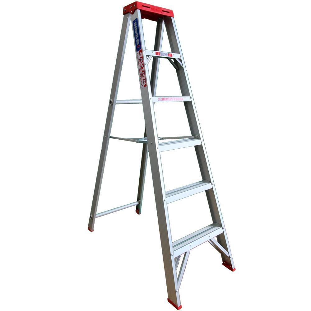INDALEX 1.8m 135kg Tradesman Single-Sided Aluminium Step Ladder