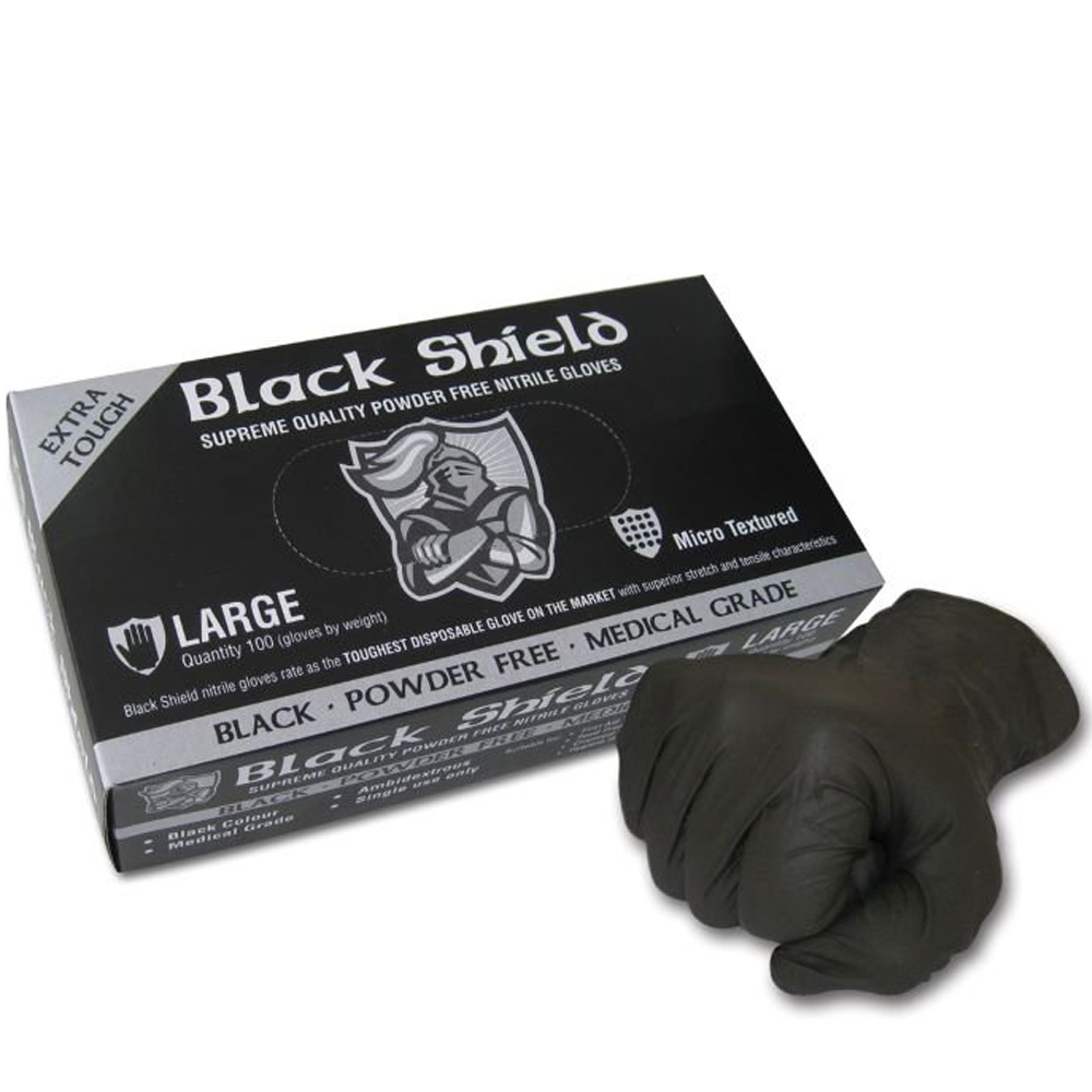 Maxisafe Black Shield Heavy Duty Nitrile Unpowdered