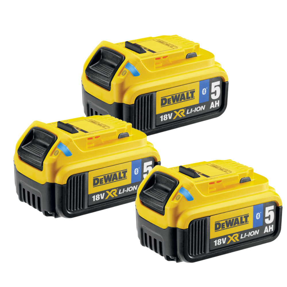 DEWALT 18V XR Li-Ion 10 Piece Combination Kit - 5.0Ah - DEWDCZ1080P3-XE