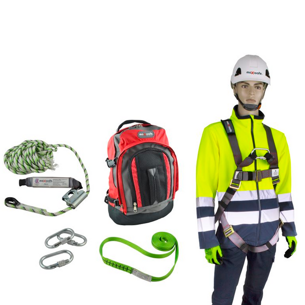 Maxisafe Premium Roofers Kit with full body harness