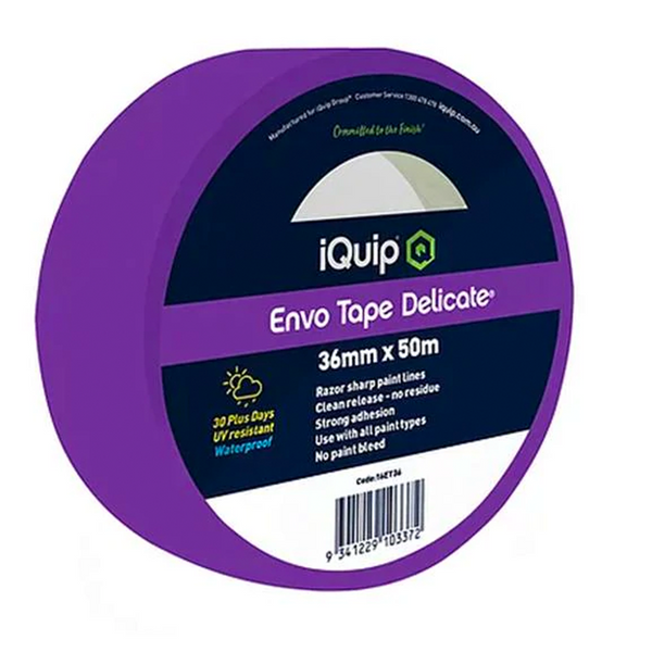 iQuip Delicate Masking Tape 36mm x 50m