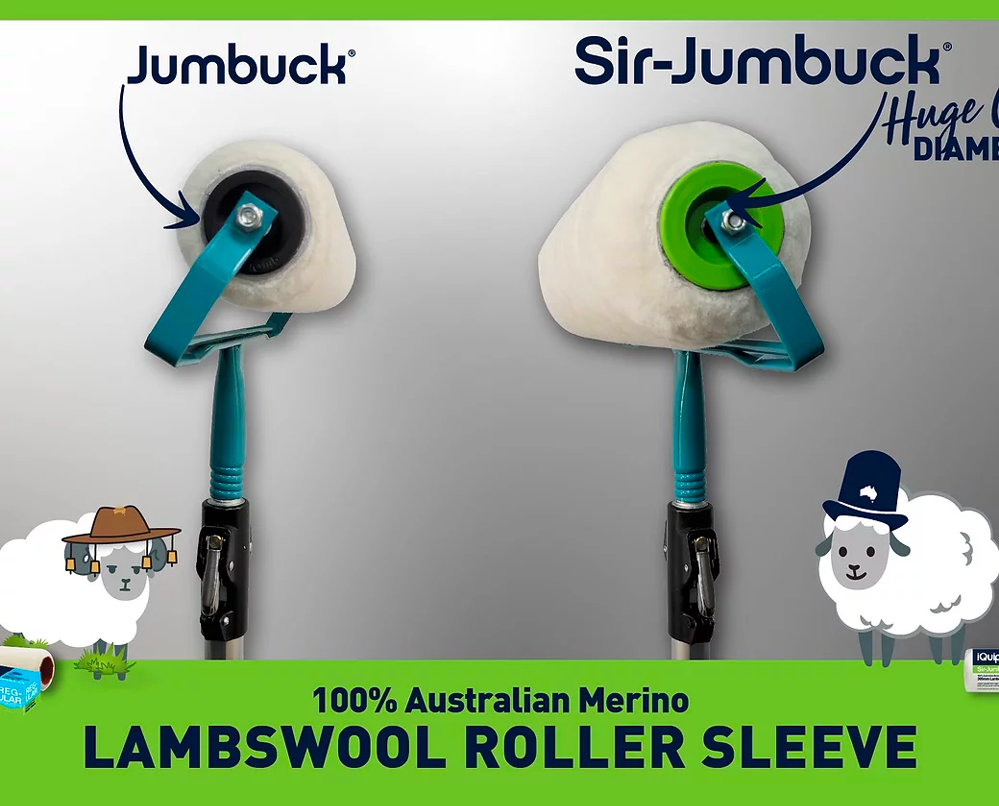 iQuip Sir Jumbuck Lambskin Roller Sleeve Short Nap Complete Range