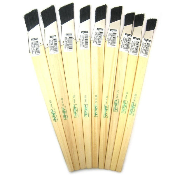 Oldfields Lining Fitches With Natural Bristle Filament Pack of 9