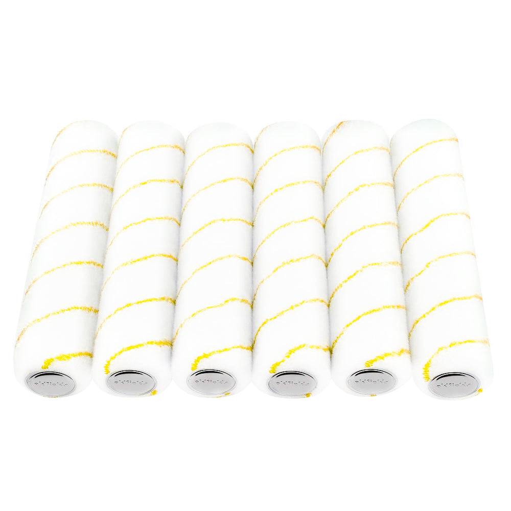 Oldfields Tradesman Professional Quality Polyester 270mm Fabric Rollers - Pack of 6