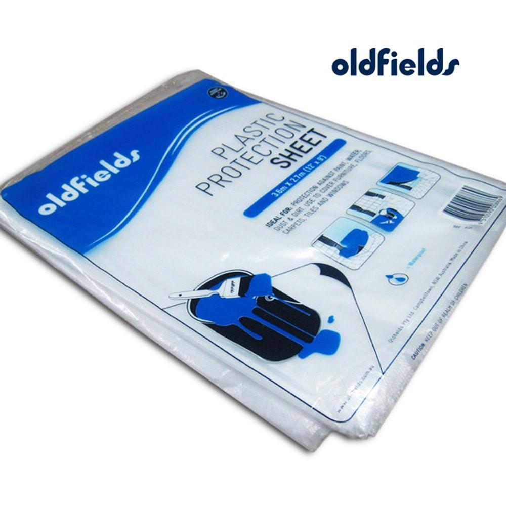 Oldfields Plastic Protection Sheet 3.6m x 2.7m