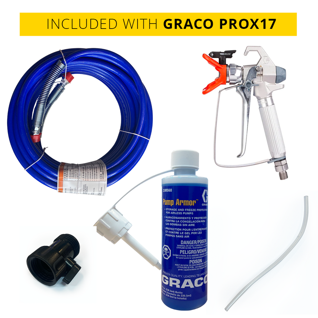 Graco Magnum ProX17 Electric Airless Paint Sprayer (17H203) Stand + Value Pack