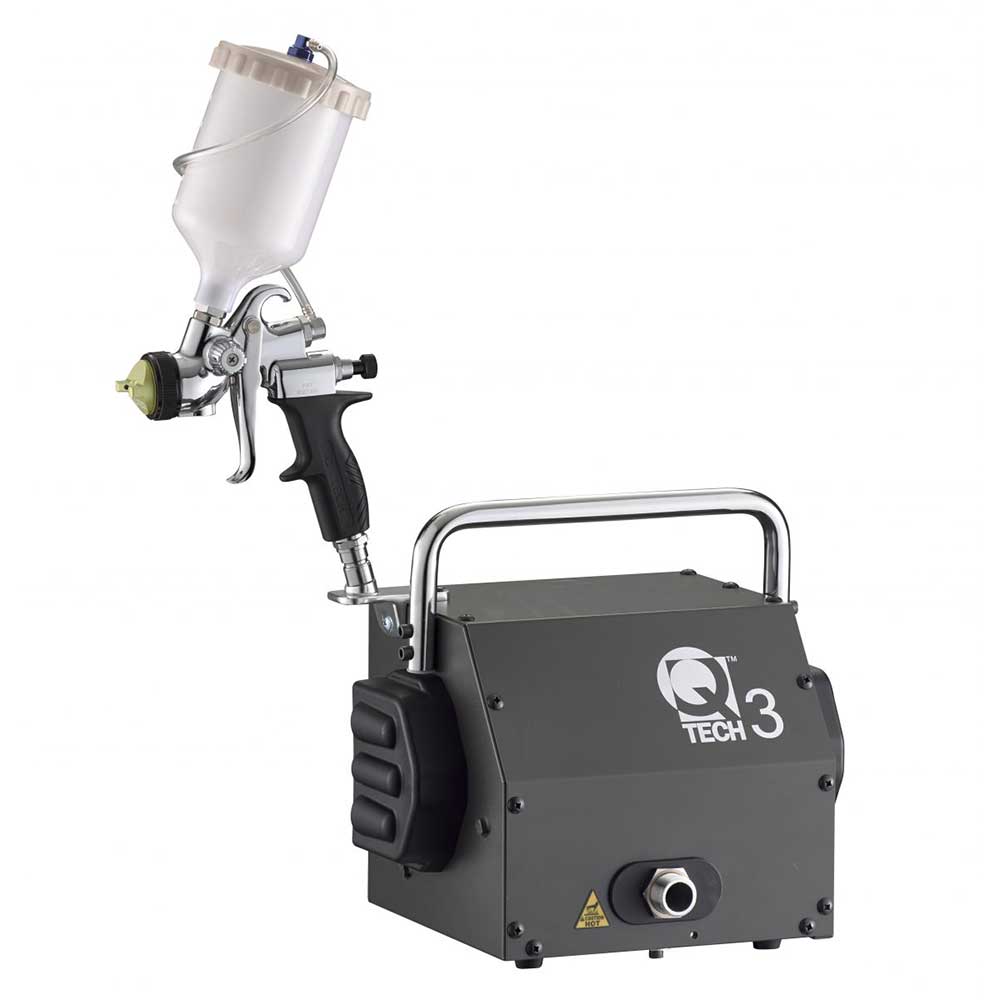 QTech3 HVLP 3-Stage Turbine Sprayer – Gravity Gun