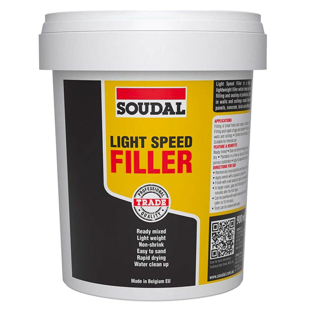 Soudal Light Speed Filler Range