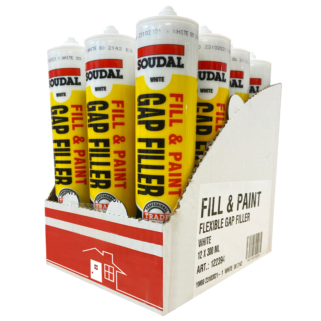 Soudal Fill & Paint Gap Filler Range