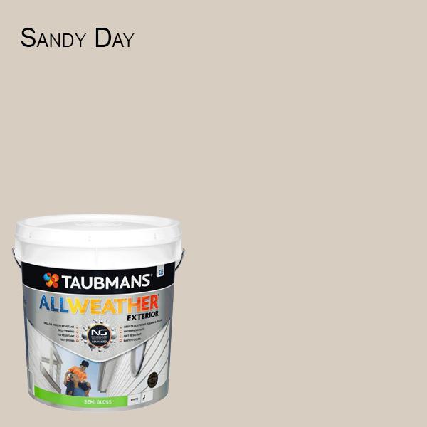 Taubmans All Weather Semi Gloss - 10L - White Exterior Paint - 187400/10L