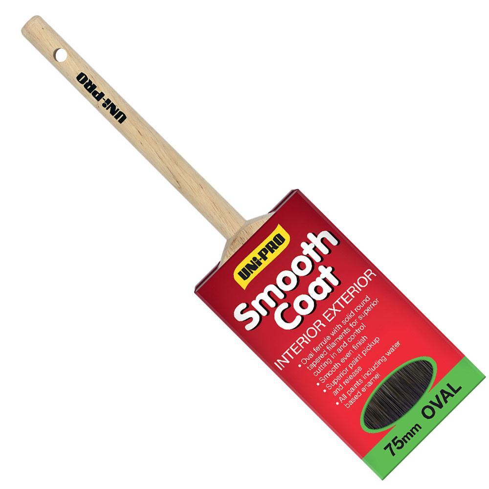 Uni-Pro Smooth Coat Synthetic Oval Cutter Paint Brush