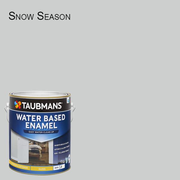 Taubmans Water Based Enamel Gloss White - 4L - 121610/4L