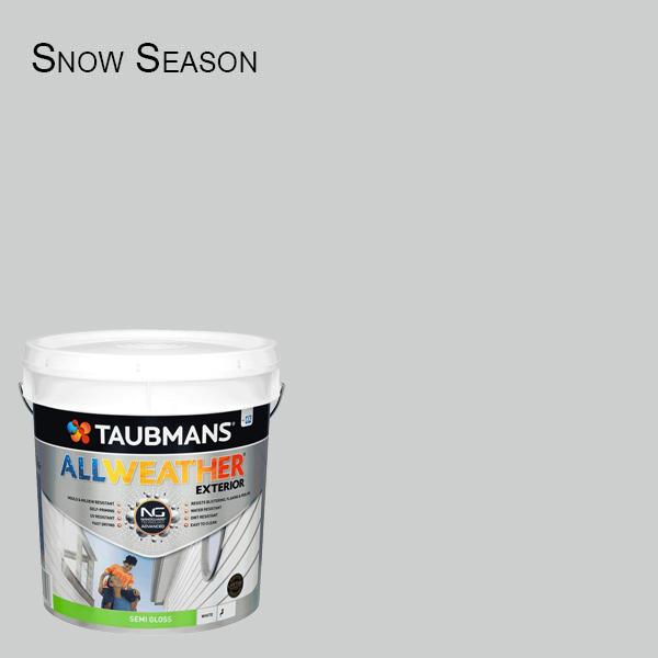 Taubmans All Weather Semi Gloss - 15L - White Exterior Paint Self Priming  187400/15L