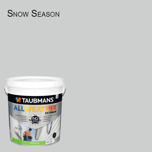 Taubmans All Weather Semi Gloss - 10L - White Exterior Paint - 187400/10L