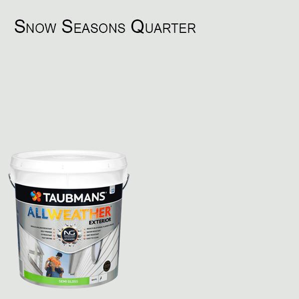 Taubmans All Weather Semi Gloss - 10L - White Exterior Paint - 187400/10L