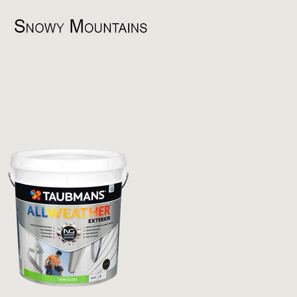 Taubmans All Weather Semi Gloss - 15L - White Exterior Paint Self Priming  187400/15L