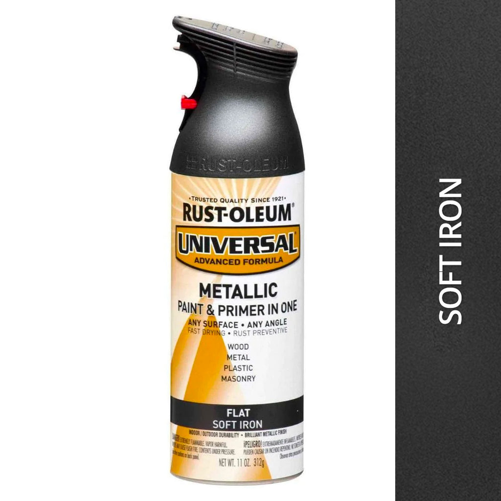 Rust-Oleum Universal Metallic Spray Paint And Primer in One in Satin Bronze,  340 G Aerosol