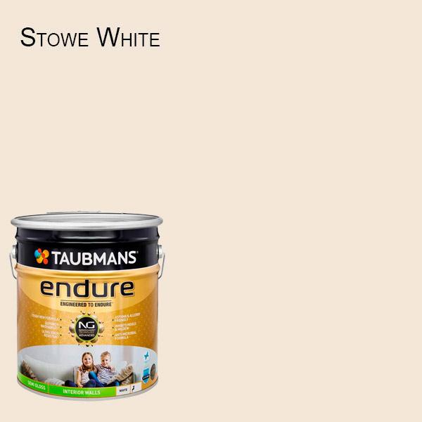 Taubmans Endure Semi Gloss White - 10L - Interior Wall Paint - 124400/10L