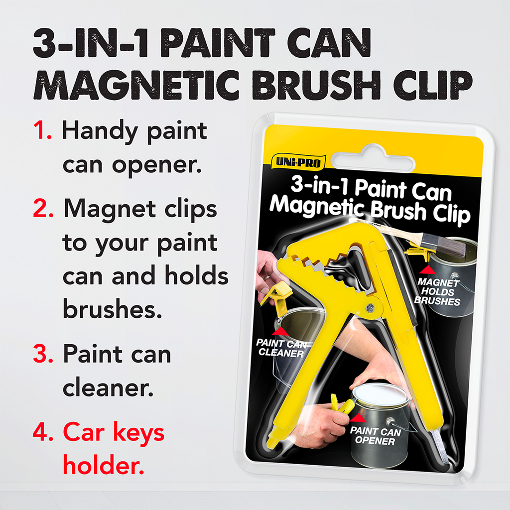 Uni-Pro 3 in 1 Magnetic Brush Clip