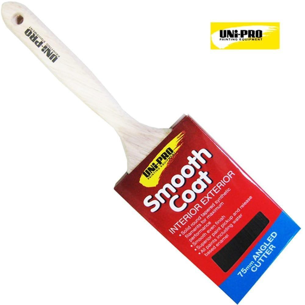Uni-Pro Smooth Coat Angled Cutter Paint Brushes