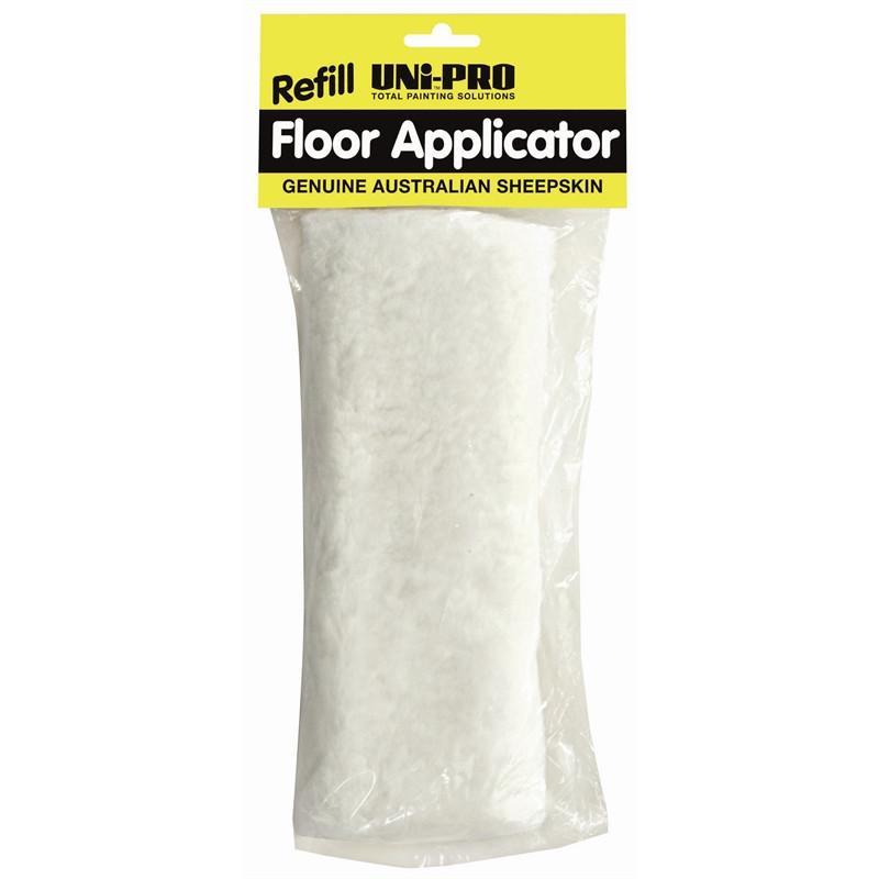 Uni-Pro Sheepskin Floor Applicator Block/Handle & Applicator Pad Complete
