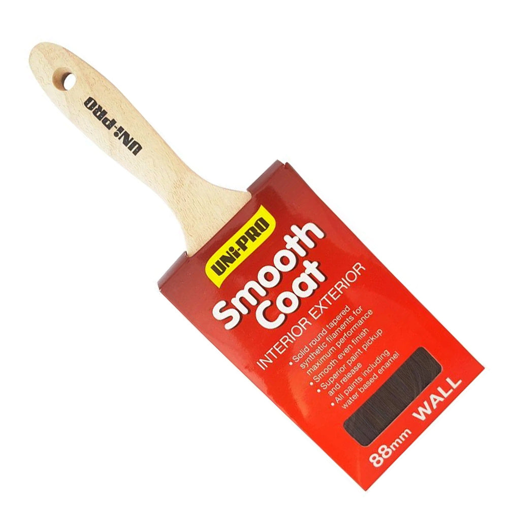 Uni-Pro Smooth Coat Synthetic Paint Wall Brush