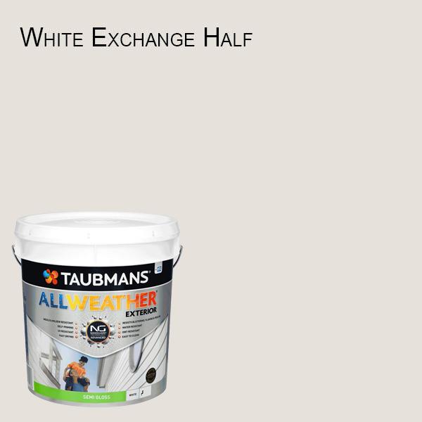 Taubmans All Weather Semi Gloss - 15L - White Exterior Paint Self Priming  187400/15L