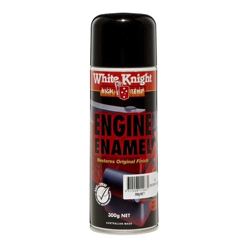 WHITE KNIGHT®  High Temp Engine Enamel Spray Paint White Knight 300g