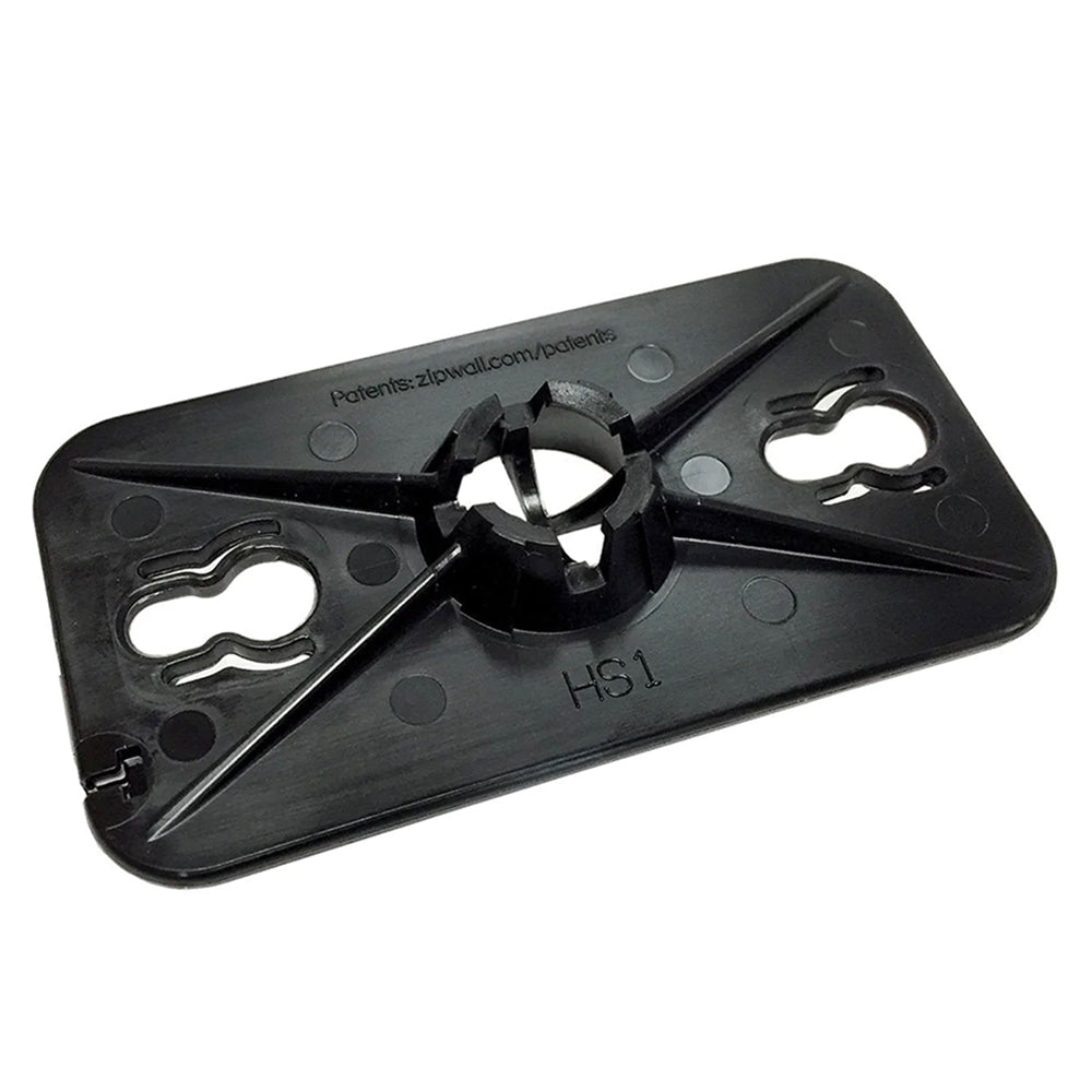 ZipWall Barrier non-skid Plate (ZNP1) + ZipWall Barrier keyhole-snap Head (ZHS1)