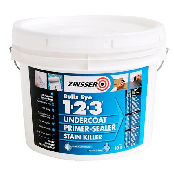 Zinsser Bulls Eye 1-2-3 Undercoat Primer-Sealer Stain Killer Range