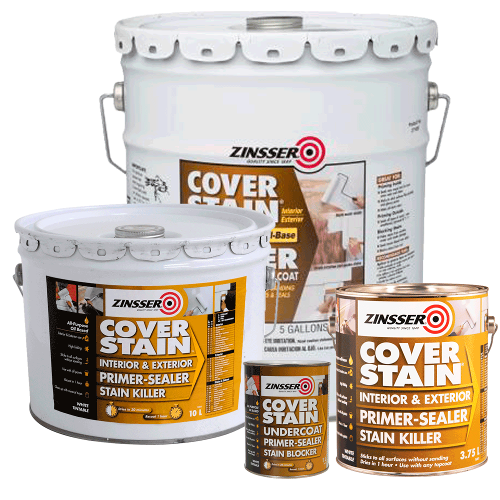 Zinsser Cover Stain Primer Sealer Stain Killer All Sizes