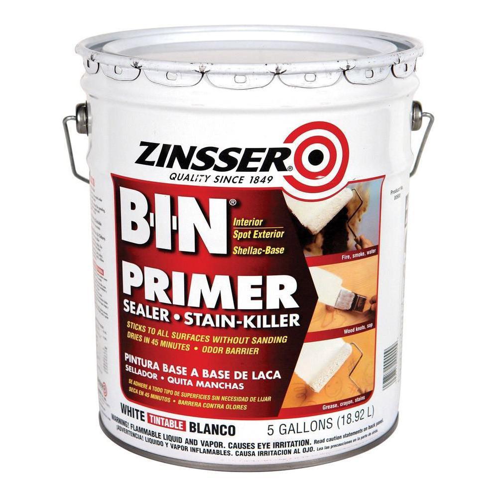 Zinsser B-I-N Primer-Sealer Stain Killer All Sizes