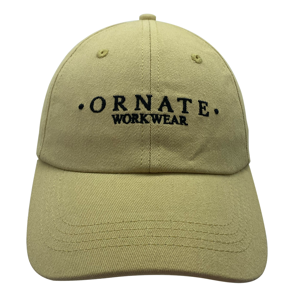 Ornate Beige Dad Cap